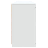 Sideboard with LED Lights White 162x37x67 cm 3209030