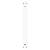Dining Table Legs V-Shape 3 pcs White 90x cm Steel 4012669