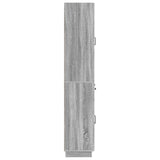 Cabinet Set 2 pcs Grey Sonoma Engineered Wood 3416832