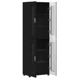 Highboard FLORIN Black 60 x 35 x 182 cm Engineered Wood 3397905