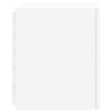 TV Wall Cabinets with LED Lights 2 pcs White 40.5x35x40 cm 837247