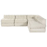 Modular Sofa 4 pcs Cream Fabric 3315063