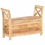 285904 Hall Bench 103x33x72 cm Solid Mango Wood