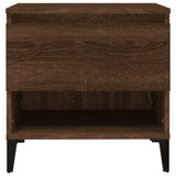 Side Tables 2 pcs Brown Oak 50x46x50 cm Engineered Wood 819563