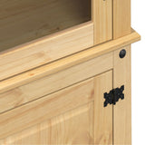 Glass Display Cabinet Corona 103.5x42x180 cm Solid Wood Pine 4002777