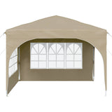 Pop-up Party Tent 290 x 290 x 245 cm Cream 42019856