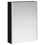 Bathroom Mirror Cabinet Black Oak 53.5 x 15.5 x 70 cm 889232