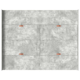 Storage Bed Frame Concrete grey 160 x 200 cm Engineered wood 3335280