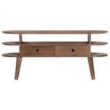 TV Cabinet 110x35x50 cm Solid Acacia Wood 282874