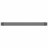 Garden Raised Bed Galvanised Steel 507x100x36 cm Anthracite 319011