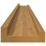 Wall Shelf 4 pcs Beige 100 x 9 x 3 cm Engineered Wood 42020039