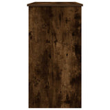 Desk Smoked Oak 80x40x75 cm Engineered Wood 860476