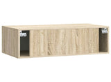 Wall-Mounted TV Cabinet Sonoma Oak 78.5 x 41 x 30 cm 899367