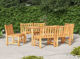 7 Piece Garden Dining Set Solid Wood Teak 3157149