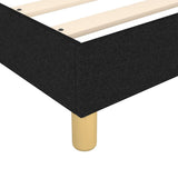 Box Spring Bed Frame Black Single Fabric 3121207