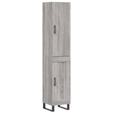 Highboard Grey Sonoma 34.5x34x180 cm Engineered Wood 3199135