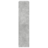 Room Divider Bookcase 3-Tier Concrete Grey 137.5x29x103.5 cm Engineered Wood 857979