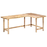 Desk 180x120x76 cm Solid Mango Wood 247905