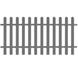 Picket Fence WPC 200x100 cm 42820