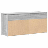 Shoe Bench Grey Sonoma 102x30.5x45 cm Engineered Wood 859141