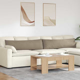 Sofa Pillows 2 pcs Taupe 145 x 40 cm Fabric 42013854