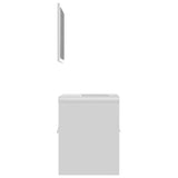 Bathroom Furniture Set White Engineered Wood 3070856