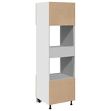 Microwave Cabinet Lyon Sonoma Oak 60x57x207 cm Engineered Wood 849627