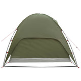 Camping Tent with Rainfly Water-resistant Dome Olive Green 42029004