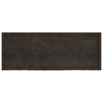 Table Top Dark Brown 160x60x cm Treated Solid Wood Oak 3156451