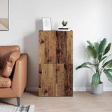 Office Cabinet Black Oak 60 x 32 x 115 cm Engineered Wood 879636