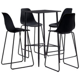 Bar Set Black MDF, Plastic, Powder-Coated Steel Ergonomic Bar Set 279922