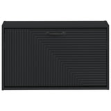 Wall-Mounted Shoe Cabinet HAARLEM 71 x 17 x 43 cm Black 896846
