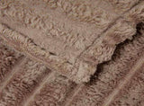 Throw Blankets 6 pcs Camel 150 x 130 cm Fleece 42016869