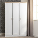 ZNTS Portland 3 Door Wardrobe 100-101-204