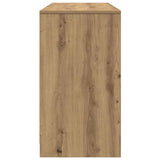 Desk Artisan Oak 120x42x76 cm Engineered Wood 861822