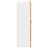 Wall Cabinet LUCCA Old Wood 80 x 31 x 100 cm Engineered Wood 885153