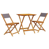 Bistro Set Anthracite Solid acacia wood, 100% polyester Small 3281761