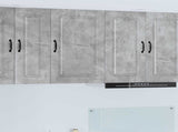 Dishwasher Panel Kalmar Concrete Grey 50 x 31 x 80 cm 884687