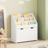 Kids Bookshelf White 60 x 29.5 x 69 cm Engineered Wood 892389