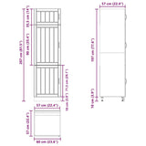 Kitchen Cupboard Lucca Artisan Oak Engineered Wood 853876