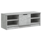 TV Cabinet Concrete Grey 102x35.5x36.5 cm Engineered Wood 811371