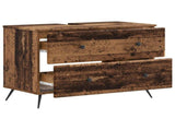 Bathroom Sink Cabinet BREDA Old Wood 82 x 41x 59 cm 897463