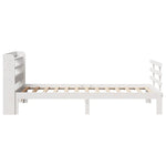 Bed Frame with Headboard without Mattress White 90x200 cm 3306848