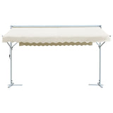 Free Standing Awning 4x3 m Cream 143745