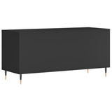 Record Cabinet Black Engineered wood 100x38x48 cm 831741
