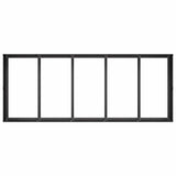 Planter Black 200x80x40 cm Steel 860752