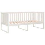 Day Bed without Mattress White 90x200 cm Solid Wood Pine 820872