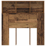 Headboard Cabinet Old Wood 100 x 19 x 103.5 cm Engineered Wood 879444