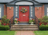 Handrails for Outdoor Steps, Wrought Iron Handrail Fits 1 to 4 Steps, Transitional Handrail with 64898566