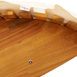 Sun Lounger 2 pcs Brown 60 x 154 x 74cm Solid Acacia wood 3329134